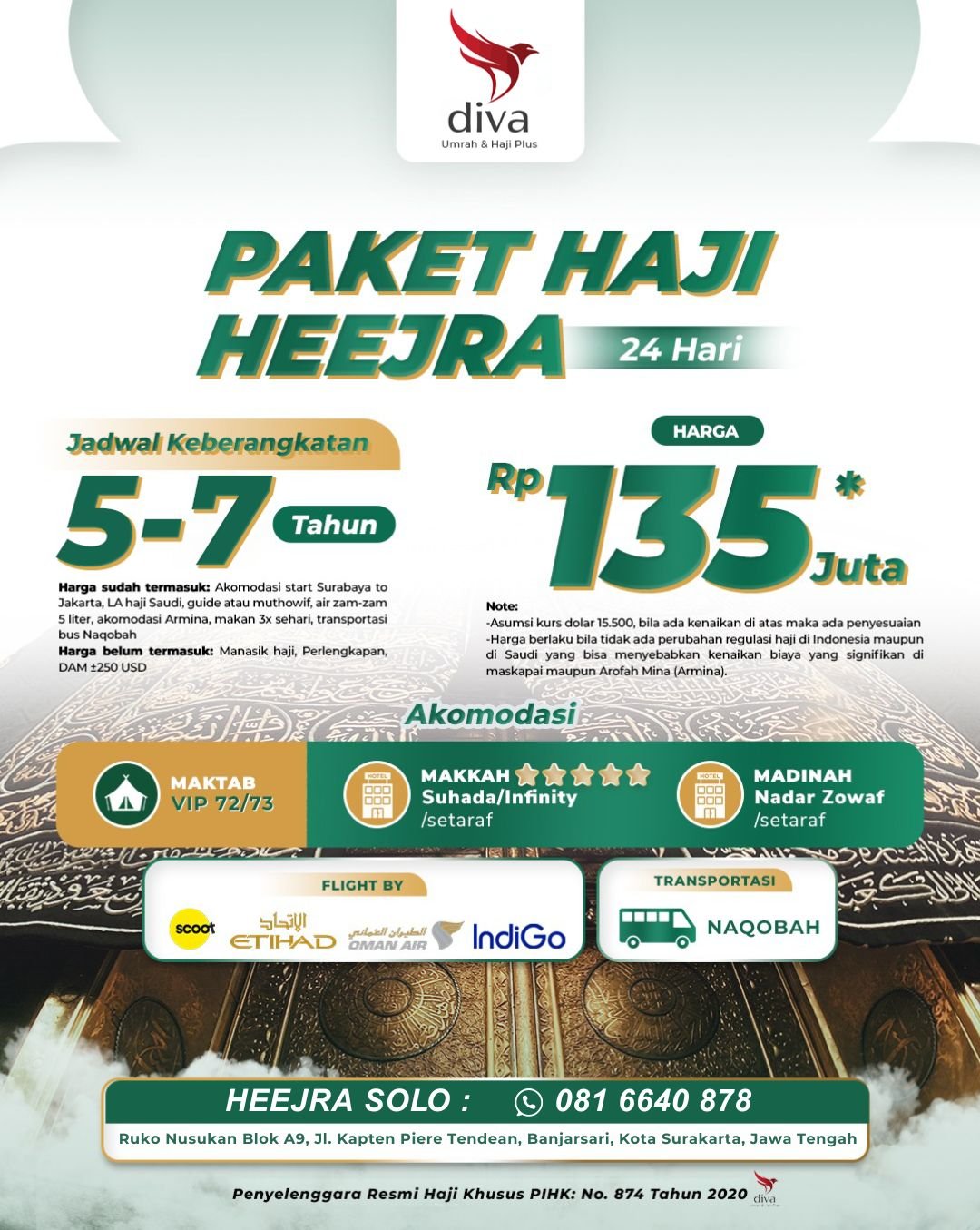 Paket Haji Plus Heejra antrian 5 7 tahun