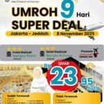 Umrah Omanair 9Hari Jakarta Jeddah 8 November 2025